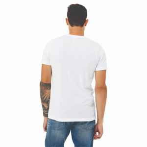 เสื้อยืดคอกลมผ้าฝ้าย100% สำหรับผู้ชายทรงพอดีตัวลำลองแขนสั้นผ้าถักสีพื้นดีไซน์ว่างเปล่าสำหรับ260gsm - Product Image 1