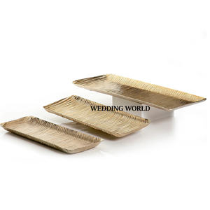 Lot de deux plateaux à chocolat en métal plaqué or plateau à chocolat fait main nouveau plateau à chocolat classique et élégant - Product Image 3