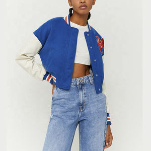 Hip Hop Varsity <b>Jacket</b> Vintage Embroidery Letterman <b>Baseball</b> <b>Jacket</b> <b>Mens</b> <b>Baseball</b> <b>Jacket</b> - Product Image 4