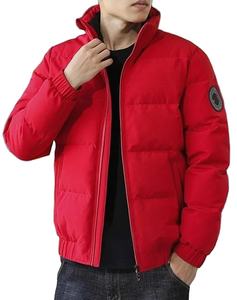 Venta al por mayor chaqueta de invierno informal de alta calidad de cuello alto OEM Puffer chaqueta impermeable de los hombres chaqueta con cremallera Fabricante - Product Image 6