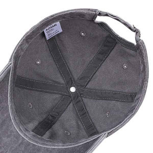 Casquette de baseball unisexe en coton vieilli, lavage à l'acide, personnalisée en usine OEM, style vintage, pour hommes et femmes, casquette de golf, casquette de papa, personnalisée - Product Image 3