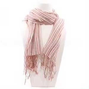 Bufanda estampada de rayón, estola, Pareo - Product Image 1