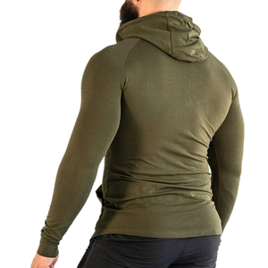 Sweats à capuche zippés de meilleure qualité pour hommes design personnalisé respirant coupe-vent surdimensionnés Sweats à capuche zippés à bas prix pour hommes - Product Image 3