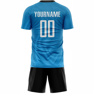 ชุดฟุตบอลชุด100% สำหรับผู้ใหญ่และหญิงชุดเสื้อแขนสั้นผ้าโพลีเอสเตอร์แห้งเร็วป้องกันแบคทีเรีย - Product Image 6