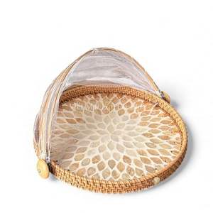 Couvre-plat artisanal classique en nacre pour la protection de la table à manger et la décoration de la maison en provenance du Vietnam - Product Image 2