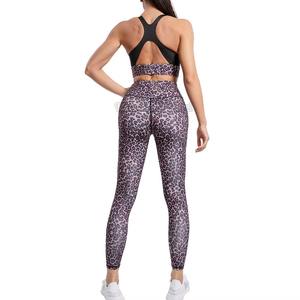 Ensemble de Yoga décontracté nouveau Design pour femmes Leggings de Fitness surdimensionnés imperméables écologiques taille élastique grande taille pour l'entraînement de gymnastique - Product Image 6