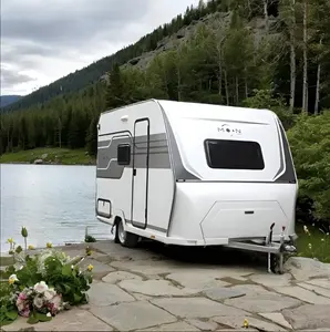 in Factory Direct Top quality Camper Caravane EU standard for Camping Off Road Trailer Camper Rvs Caravan 640kg Made in Turkey