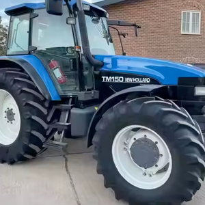 Tractor agrícola bastante usado de la marca New Holland TT75, tractor de ruedas TT75 140HP de bajo consumo de combustible - Product Image 4