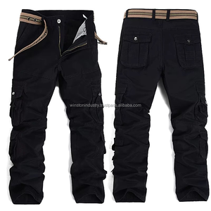 Wholesale Men Outdoor <b>Cargo</b> Duck Canvas <b>Work</b> <b>Pants</b> Leisure Trousers Double Knee Carpenter <b>Pants</b> - Product Image 6