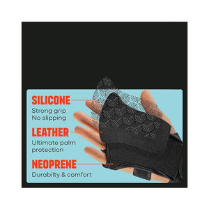 Gants croisés d'haltérophilie avec logo personnalisé Produit le plus vendu Gants croisés pour unisexe - Product Image 4