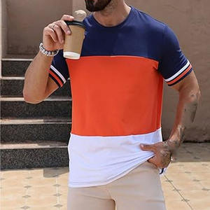 เสื้อยืดสำหรับผู้ชายเสื้อยืดฟิตเนสแบบลูกเรือระบายอากาศได้เสื้อยืดครึ่งแขนคอกลมสำหรับผู้ชาย - Product Image 6