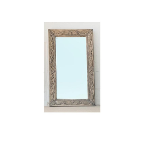 Espejo de Pared Redondo con Marco Metálico Decorativo para el Hogar, Estilo Rústico, Espejo de Pared Decorativo Moderno para Baño - Product Image 1