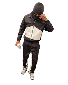 Taille personnalisée, survêtement coupe-vent à manches longues avec fermeture à glissière, tissu durable, excellent choix pour l'entraînement en plein air - Product Image 3