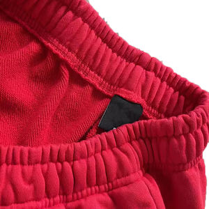 Pantalons de survêtement décontractés en toile de polyester/coton unisexe personnalisés 2025, style acid flare, en molleton respirant pour jogging - Product Image 5