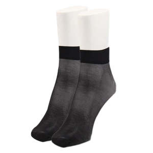 Calcetines de red para mujer, 10 piezas, color negro - Product Image 1