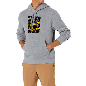 Fabricantes de ropa para hombre Sudadera con capucha con estampado DTG de alta calidad Vendedor superior Hombres ligeros Sudadera con capucha con estampado DTG - Product Image 1