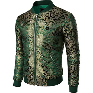 Blouson d'aviateur pour hommes vente en gros de haute qualité logo brodé personnalisé enduit 100% coton séchage rapide respirant écologique décontracté - Product Image 5