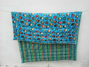 Edredón súper suave de algodón con estampado Floral indio hecho a mano, colcha Jaipuri Rajai, ropa de cama de bebé, técnica tejida de lana, decoración del hogar - Product Image 6