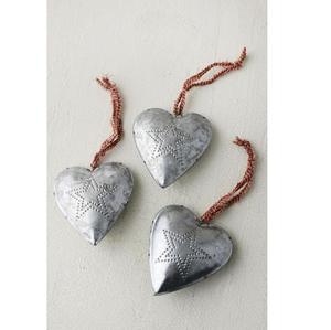 Ornement de Noël rustique en fer galvanisé fait à la main avec une forme personnalisée, idéal pour la décoration de l'arbre de Noël - Product Image 4