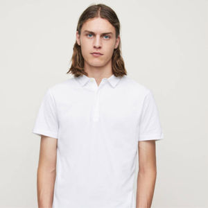 Polo informal de verano para hombre de alta calidad, marca de algodón de negocios, manga corta, patrón sólido, tela, nuevo estilo de moda - Product Image 2