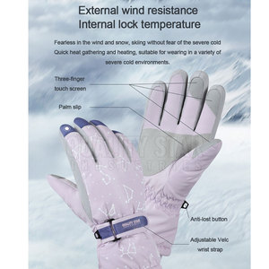 Custom Made Winter Warm <b>Gloves</b> <b>Ski</b> Snowboard <b>Gloves</b> for Sale - Product Image 2