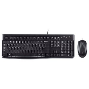 Black MK Series MK120 <b>Keyboard</b> <b>Mouse</b> Combo with 920 Keys <b>and</b> 002543 Model - Product Image 1