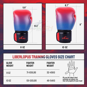 Guantes de Boxeo de Entrenamiento de Cuero Real de Último Diseño - La Mejor Calidad, Transpirables, Ligeros y Personalizables - Product Image 6