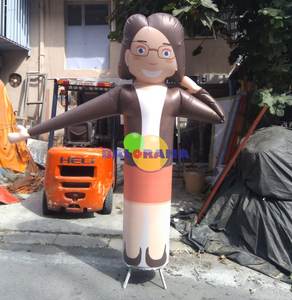 Ballon gonflable à la main, ballon publicitaire gonflable, ballons gonflables pour danseuse à Air, 3 mètres - Product Image 5