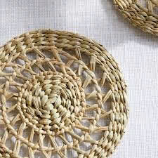 Posavasos de Pasto Marino Trenzados a Mano Clásicos, Recién Llegados, Gruesos y Naturales, para Decoración Rústica y Minimalista del Hogar - Product Image 4