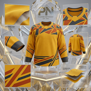 Maillot de hockey sur glace unisexe personnalisable avec nom et numéro du joueur, vêtements de sport durables pour adultes avec nom d'équipe, service OEM en promotion - Product Image 3