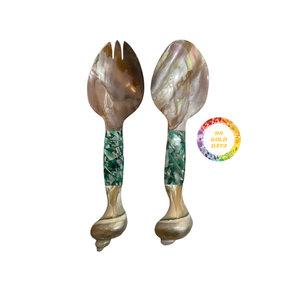 Cuillère en nacre polie finition lisse pour salle à manger luxueuse ensemble de cuisine de luxe dîner meilleur prix Vietnam - Product Image 2