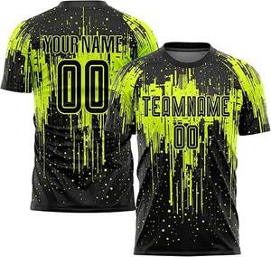 Maillot de football Vente en gros Maillot de football pour homme avec logo personnalisé Maillot de football respirant à séchage rapide Tops OEM confortable - Product Image 2