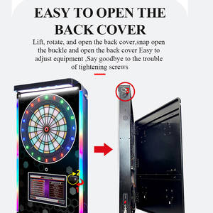 Juego de Dardos Electrónico Metálico para Interiores, Tablero de Dardos de Pared, Juego de Arcade Multijugador, Mini Dardos Eléctricos Comerciales - Product Image 6