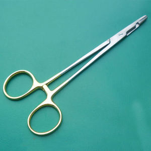 กรรไกรสำหรับการดำเนินงาน14ซม. กรรไกรใบมีดตรงใช้ในการผ่าตัดทำจากสเตนเลสเกรดที่ใช้ในการผ่าตัด - Product Image 5