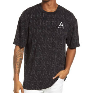 T-shirt surdimensionné pour homme, tendance, décontracté, coupe ample, vêtements de rue, tissu en coton doux - Product Image 1