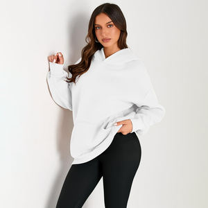 Nardon Apparel Custom Fashion <b>Women's</b> Casual Lightweight <b>Long</b> Sleeve Fleece Pullover <b>Hoodie</b> <b>for</b> Winter Front Badge Logo - Product Image 6