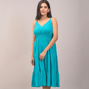 Robe longue mi-longue sans manches pour femme, nouveau Style, élégante, décontractée, Maxi, été, 2023 - Product Image 1