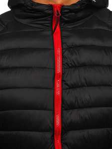 เสื้อแจ็คเก็ตสำหรับผู้ชาย แบบสั่งตัด ไซส์ XL แจ็คเก็ตบอมเบอร์ฤดูหนาว กันน้ำ ผ้าพัฟเฟอร์ คอตั้ง ผ้าแคนวาส เป็นมิตรกับสิ่งแวดล้อม ทรงเข้ารูป - Product Image 4