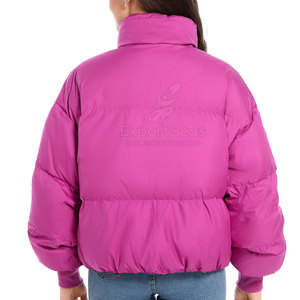 Chaqueta acolchada elegante con diseño compacto para un fácil almacenamiento Chaqueta acolchada al aire libre con capa interior cálida - Product Image 3