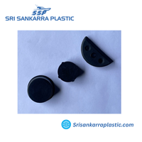 Service de prototypage rapide sur mesure OEM, pièces moulées par injection en plastique, caoutchouc, ABS, PP, PA66, HCPP haute cristallinité, demi-cercle