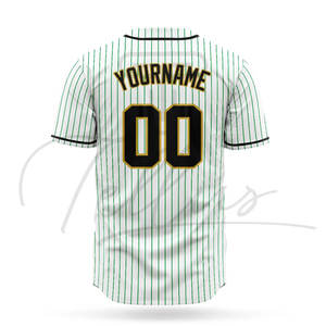 Maillots de baseball personnalisés pour femmes, respirants, à manches courtes, vente en gros, maillots d'équipe vierges imprimés numériquement, OEM - Product Image 4