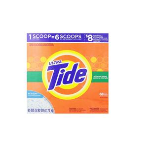 Detergente en polvo Tide con blanqueador, aroma original, 89 lavados, 129 oz, en oferta. - Product Image 6