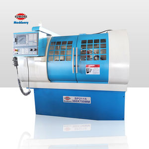 SP2115 Sumore Tornio CNC a 2 Assi con Piano Piatto in Metallo, Prezzo Competitivo per Metalli Morbidi, 500/750/1000mm, Modello CK6132 - Product Image 3
