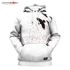 Sudadera con capucha para hombre básica de ajuste personalizado con diseño de sublimación y puños acanalados para una elegante comodidad básica Sudadera con capucha de sublimación - Product Image 1