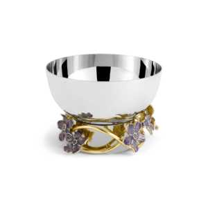 Tazón grande de metal de color dorado para servir alimentos, diseño simple, ideal para tazones para Mezclar alimentos y postres a un precio atractivo - Product Image 2