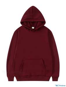 Sudadera con Capucha de Forro Polar Transpirable de Moda para Invierno, Cómoda, Unisex, Mezcla de Poliéster/Algodón, Diseño Bordado con Cuentas, Estampado Digital - Product Image 6