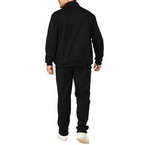 Ensemble de survêtement pour homme de qualité supérieure, décontracté, avec logo personnalisé, sweat-shirt à col montant léger et pantalon de survêtement - Product Image 2