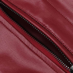 แจ็กเก็ตหนังแท้สำหรับผู้ชายแจ็กเก็ตแฟชั่นหนังสีทึบออกแบบได้ตามต้องการ - Product Image 5