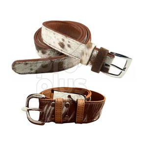 เข็มขัดหนังวัวแท้คุณภาพสูงสำหรับผู้ชาย พร้อมหัวเข็มขัดเหล็ก ทนทาน ใช้ได้ทุกวัน ดีไซน์ทำมือ - Product Image 2