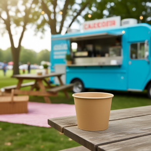 Coppette Monouso in Carta Kraft da 4 oz - Product Image 3